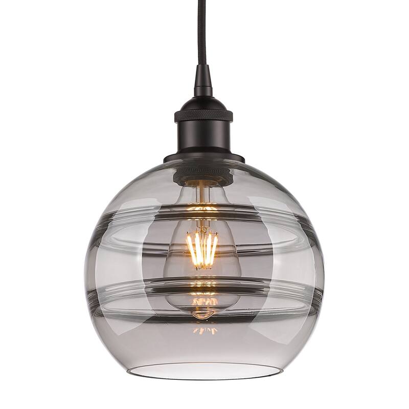 Innovations Lighting 616-1P 10 8 Rochester Pendant Rochester 8" Wide - Oil Rubbed Bronze / Light Smoke