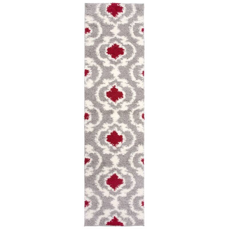 Porch & Den Touro Trellis Shag Area Rug