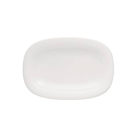 Sant' Andrea Tenor High Alumina Oval Platters 7.3" x 10.6" (Set of 12) by Oneida