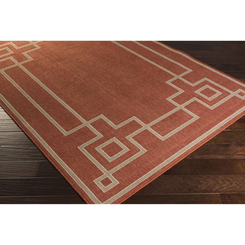 Livabliss Alfresco Country Geometric Indoor / OutdoorArea Rug