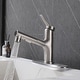 preview thumbnail 17 of 27, 7.8" H Single-Handle Bathroom Sink Faucets with Pull Out Sprayer, Single Hole Vessel Faucet With Deck Plate