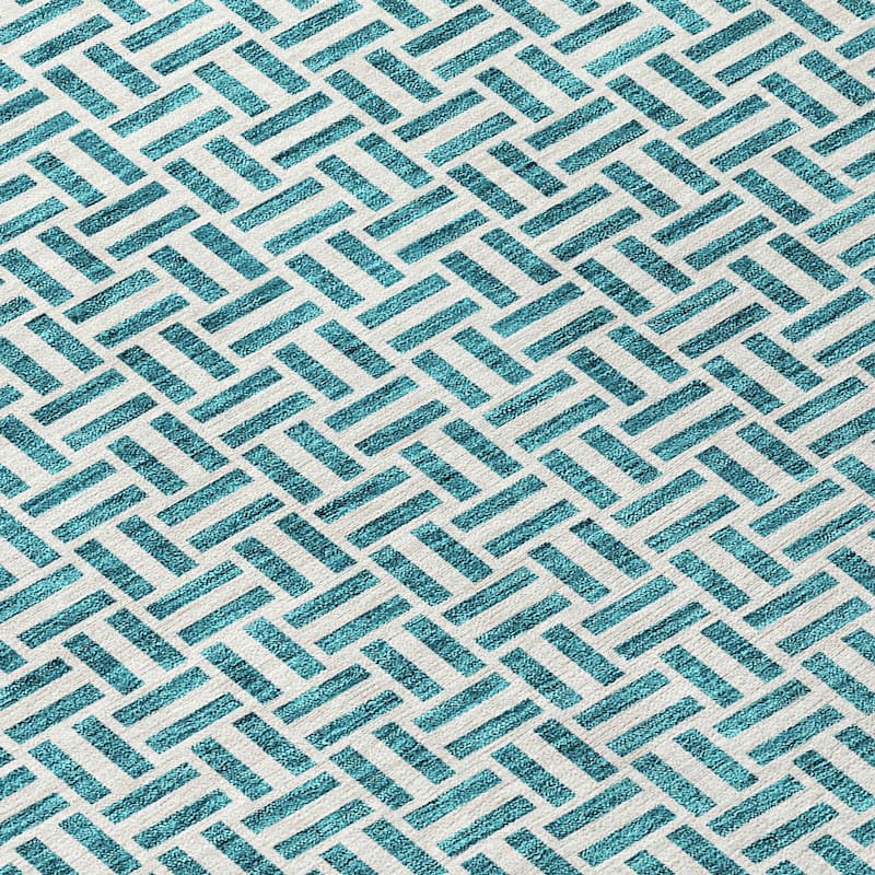 Machine Washable Indoor/ Outdoor Chantille Contemporary Casual Rug