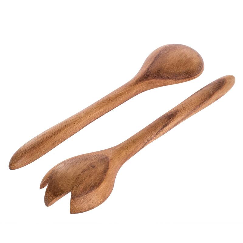 Novica Handmade Salad Teak Wood Salad Servers (Pair) Bed Bath