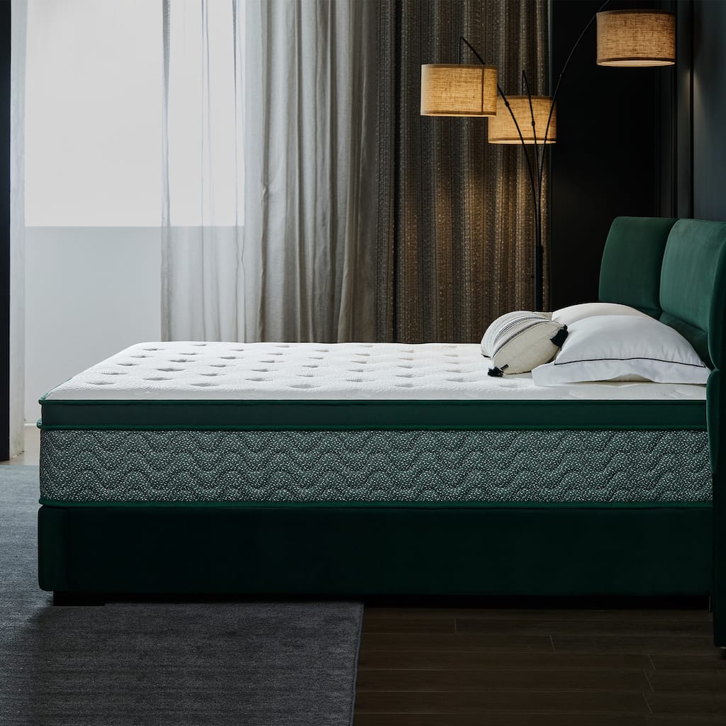 Pefect Medium Firm Gel Memory Foam 14 in. Hybrid Motion Isolation Mattress