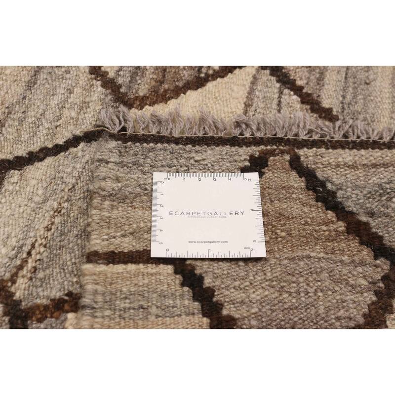 Sivas Taupe Kilim 5'0" x 6'8" - 5'0 x 6'8