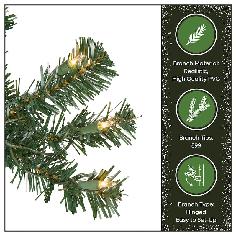 National Tree Company 6 ft. Acacia Christmas Tree with Clear Lights - 6 Foot