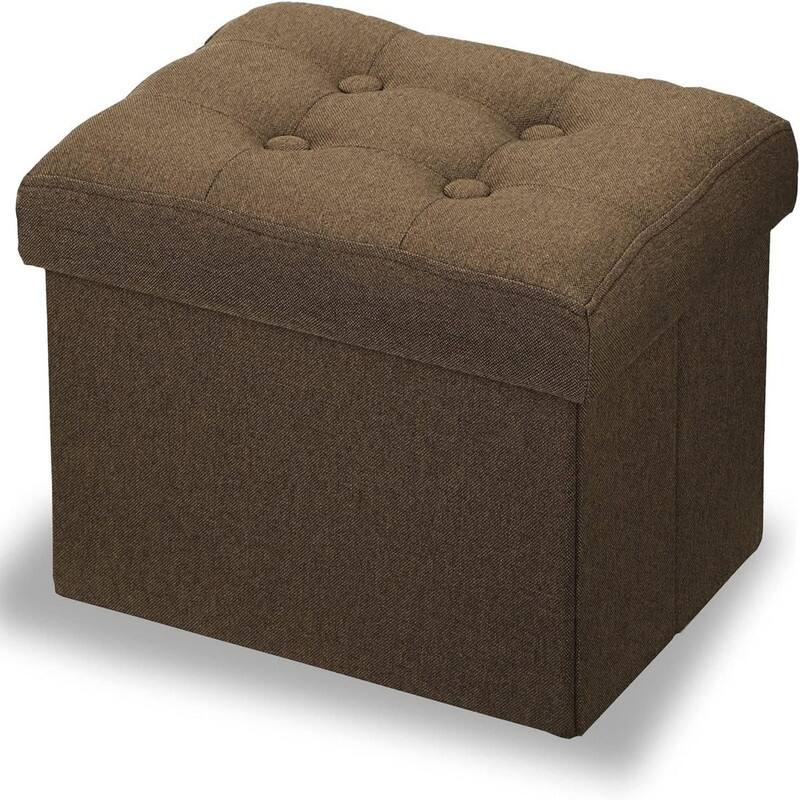 Small Storage Ottoman Stool Foot Rest