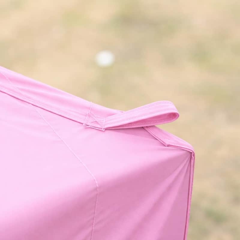 Outdoor 10x 10Ft Pop Up Gazebo Canopy Tent Removable Sidewall with Zipper, 2pcs Sidewall with Windows,with 4pcs Weight sand bag