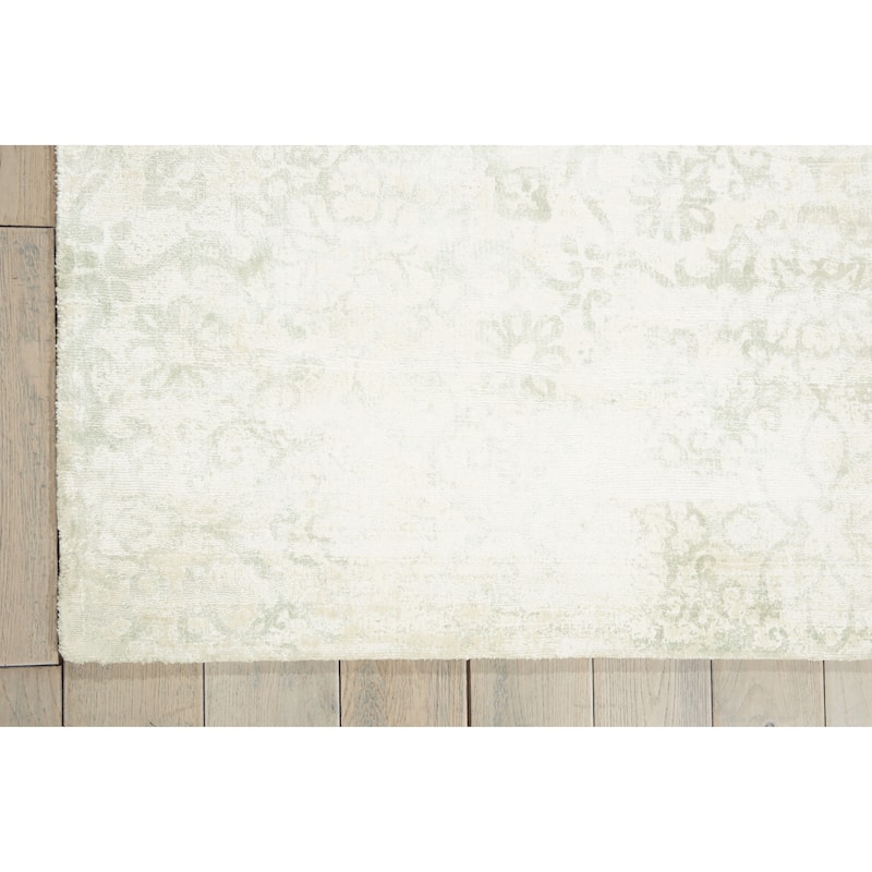 Desert Skies Damask Floral Vintage Area Rug