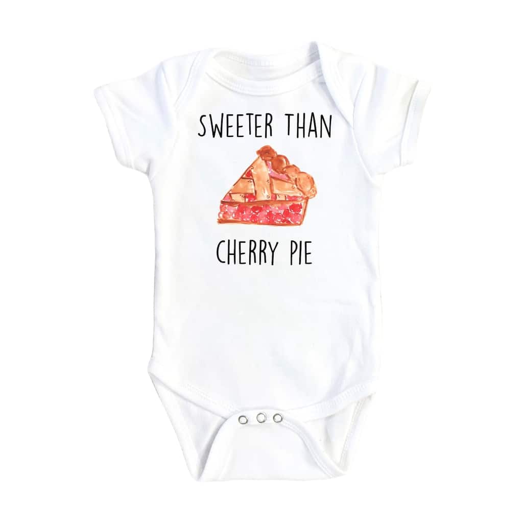 Pie Cutie - Baby Boy Girl Clothes Infant Bodysuit Funny Cute Newborn 1D
