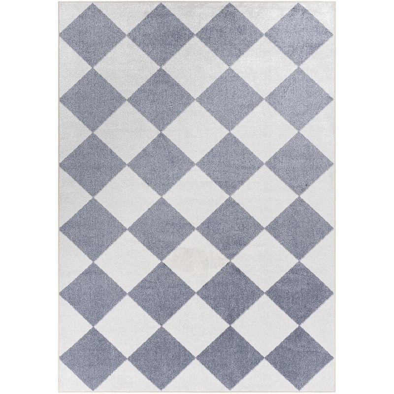 Livabliss Lillian Modern & Contemporary Checkered Indoor/Outdoor Area Rug