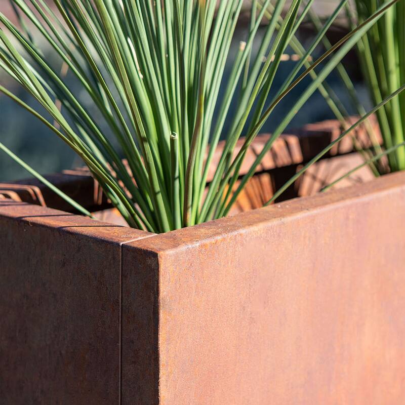 Corten Steel Span Planter