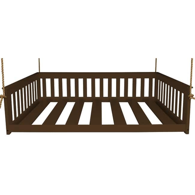 Pine Full Mission Hanging Daybed with Rope