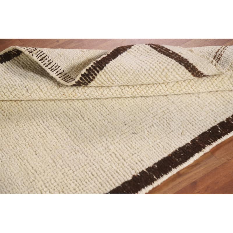 Anatolian Runner Rug Handmade Turkish Tribal Wool Carpet - 3'4"x 10'3"