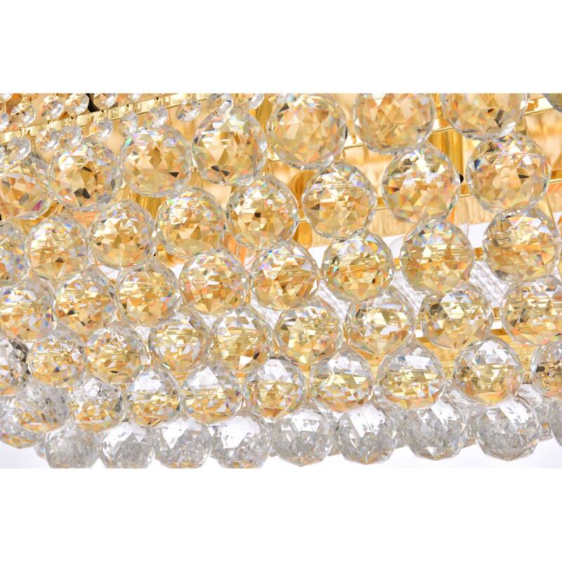 Elegant Lighting V1800F36S/RC Primo 18 Light 36" Wide Flush Mount