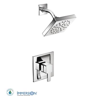 Moen Single Handle Posi-Temp Pressure Balanced Shower Trim with Rain