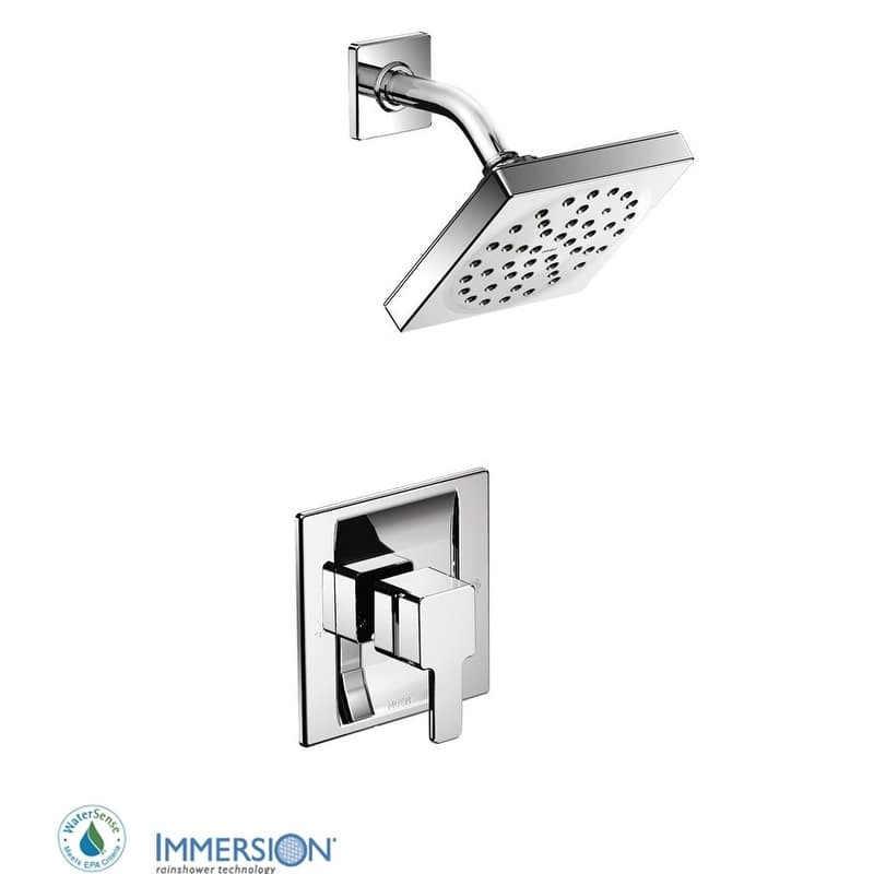 Moen Single Handle Posi-Temp Pressure Balanced Shower Trim with Rain
