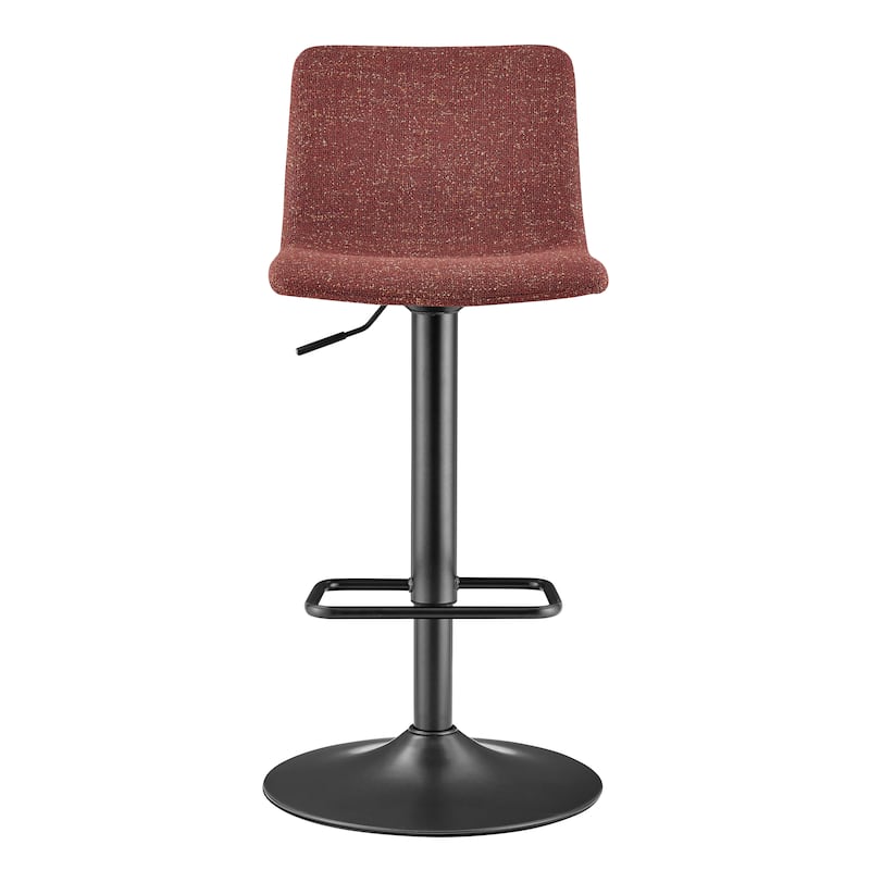 NPD Furniture Bruce Chenille Gaslift Bar Stool (Set of 2)