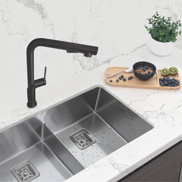 slide 2 of 56, STYLISH Latina Single Handle Pull Down Kitchen Faucet