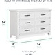 preview thumbnail 3 of 5, Evolur Andorra Double Dresser