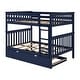 preview thumbnail 49 of 59, Max and Lily Twin over Twin Bunk Bed with Trundle