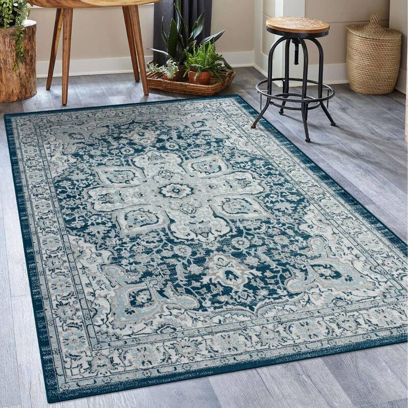 Luxe Weavers Oriental Medallion Floral Area Rug