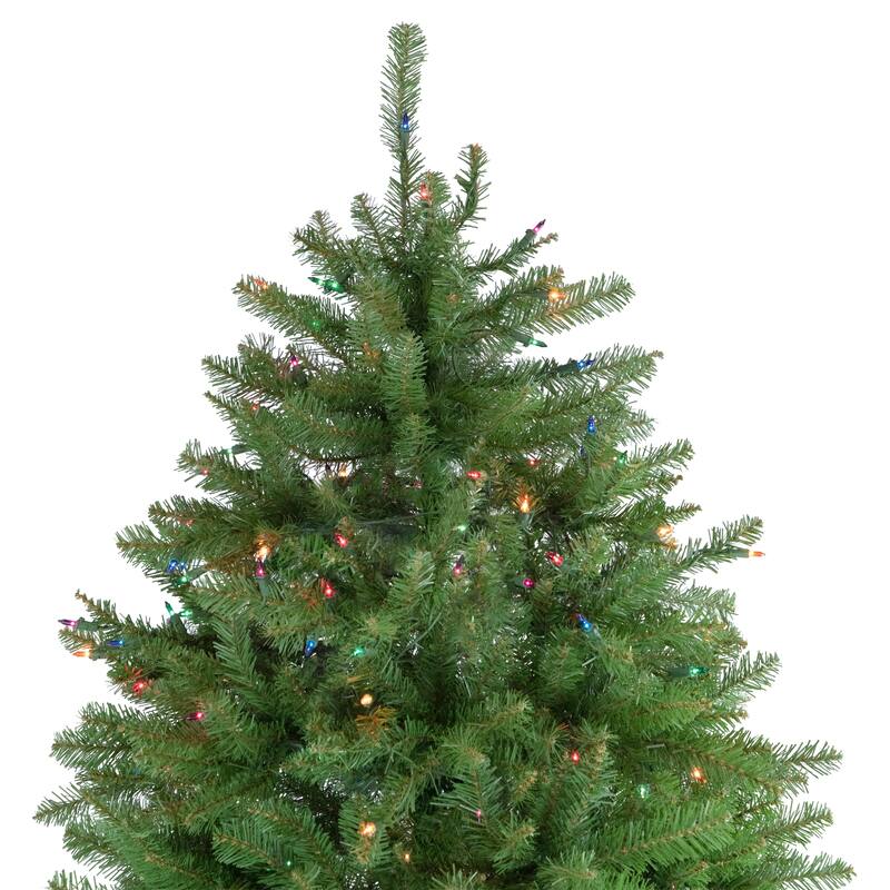 9' Pre-Lit Rockwood Pine Artificial Christmas Tree, Multi Lights - 9 Foot
