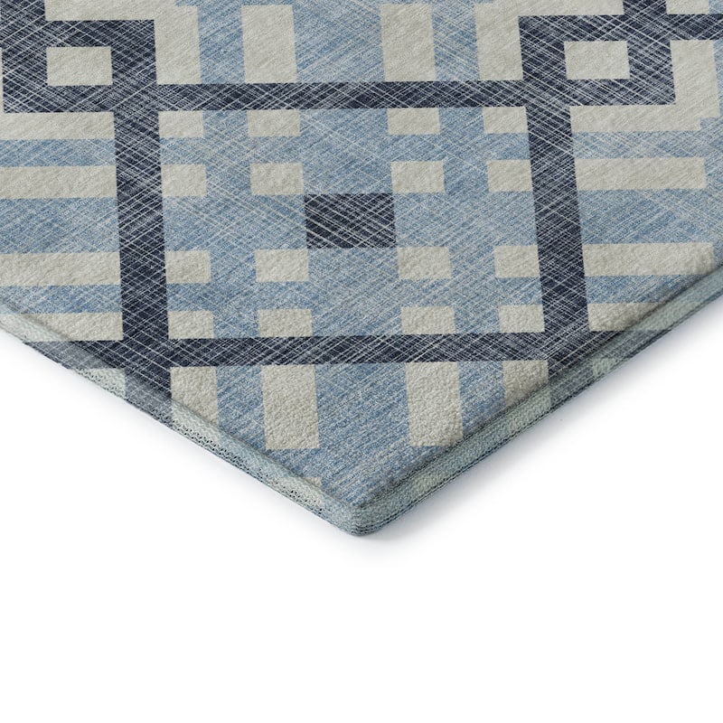 Premium Washable Super Soft Contemporary Geo Mayfield Rug