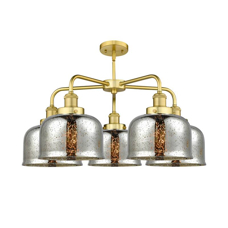 Innovations Lighting Bell - 5 Light 26" Stem Hung Chandelier