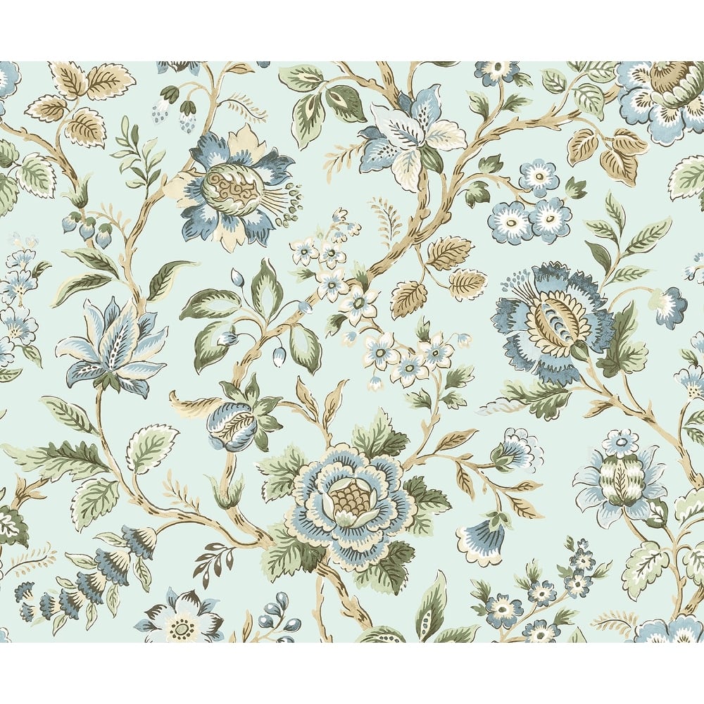 Stacy Garcia Home Jacobean Floral Trail Peel and Stick Wallpaper
