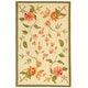 preview thumbnail 14 of 104, SAFAVIEH Handmade Chelsea Alexandr Floral French Country Wool Rug 2'6" x 4' - Ivory