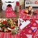 preview thumbnail 16 of 22, Garvee Christmas Area Rug Snowflake and Xmas Tree Pattern Rug