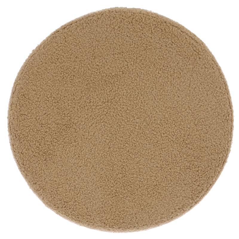 SAFAVIEH Couture Aubrie Teddy Fabric Ottoman