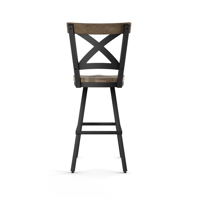 Amisco Jasper Swivel Counter and Bar Stool