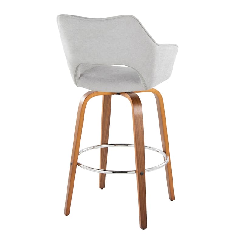 Mustang 30" Fixed-Height Xl Barstool - Set of 2