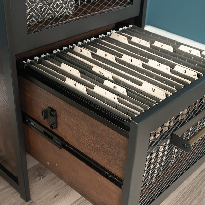 Wood Narrow Bookcase with Modern Design, Brown - 18.35" W x 18.50" D x 71.97" H