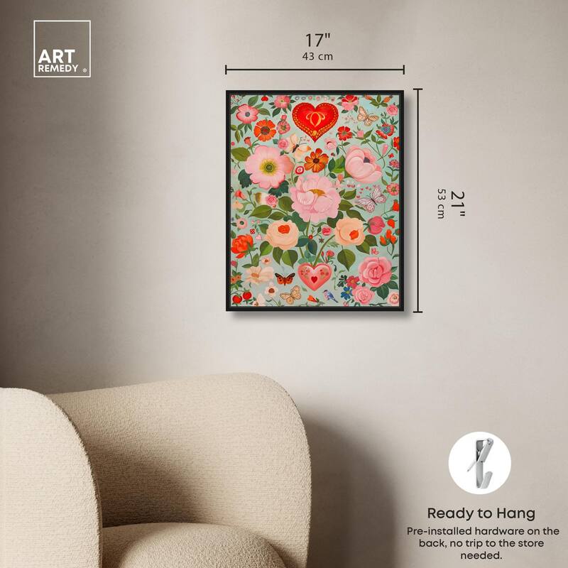 Festival of Flowers Canvas by Art Remedy