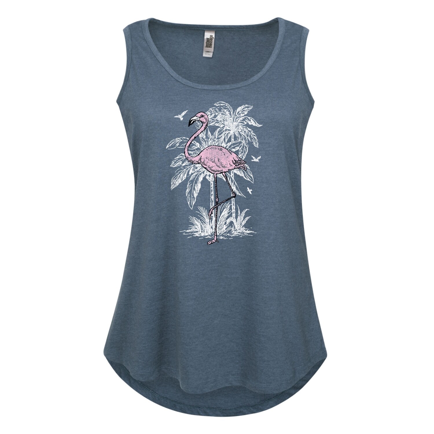 plus size flamingo top