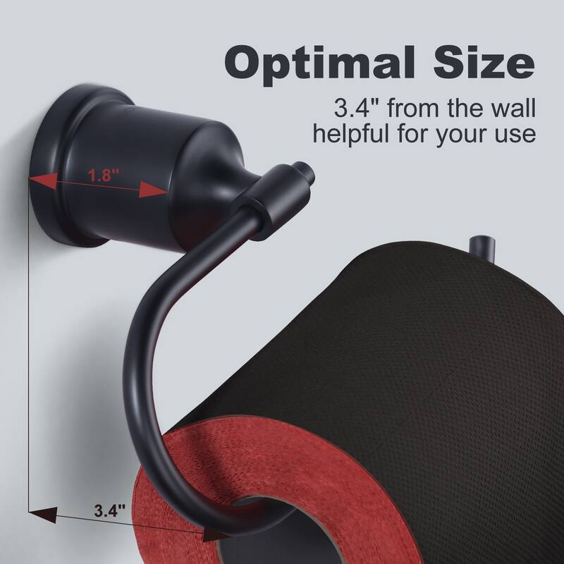 WOWOW Wall-Mounted Stainless Steel Bathroom Toilet Paper Holder