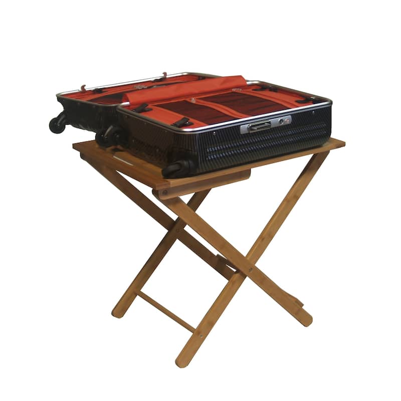 Bali Solid Bamboo Folding Luggage Rack
