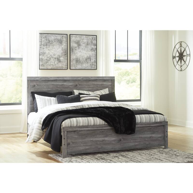 Signature Design by Ashley Bronyan Dark Gray Panel Bed - King