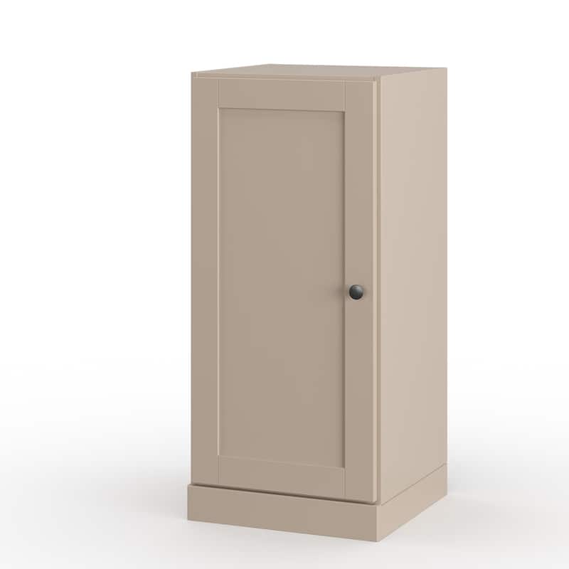 Palace Imports 100% Solid Wood 16.5" Bathroom Storage Cabinet with Shaker Door and Adjustable Shelves
