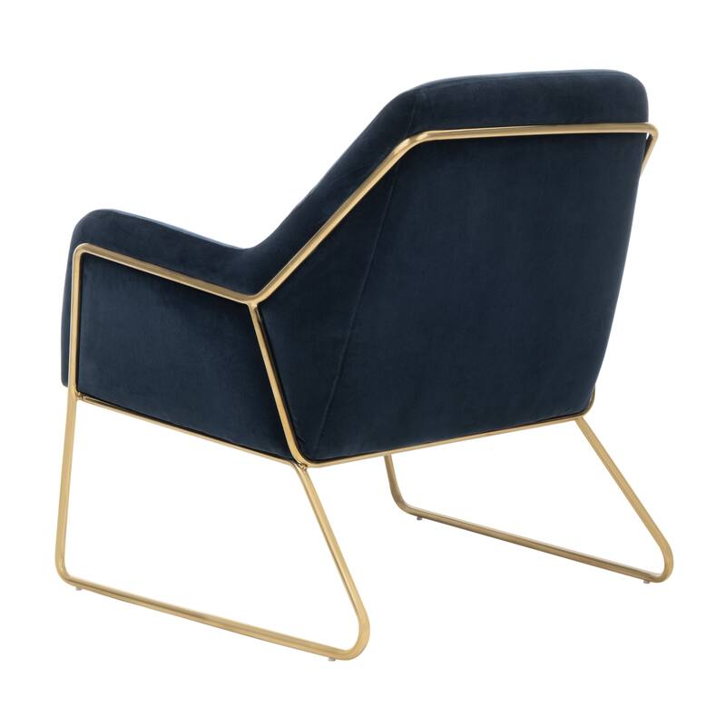 SAFAVIEH Home Misty Metal Frame Accent Chair - 30"W x 35"D x 33"H