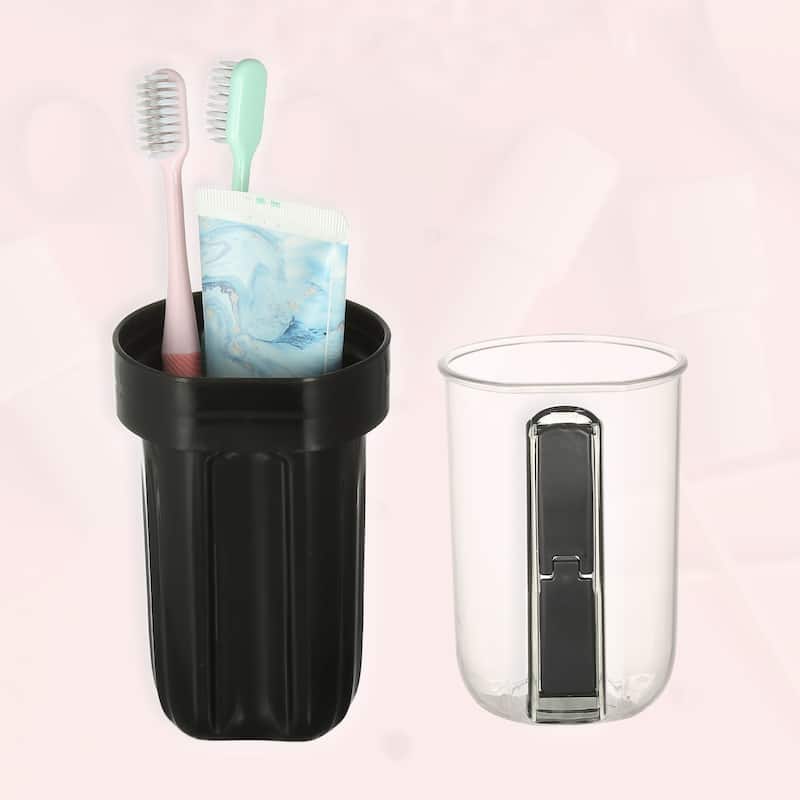 Toothbrush Travel Case, Plastic, Lightweight Traveling Toothbrush Holders Case, 2.99"x2.83"x8.27"
