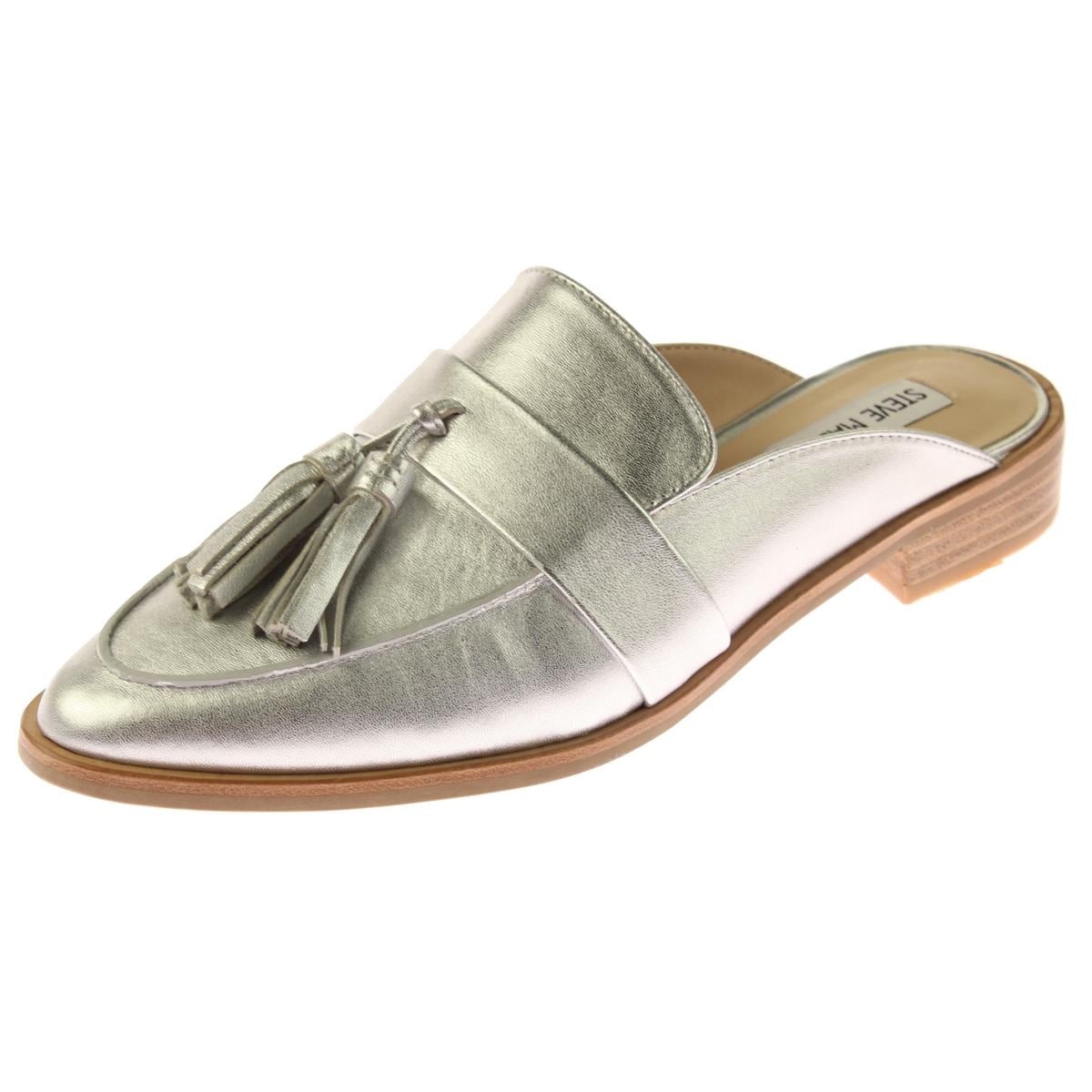 steve madden mules with tassels