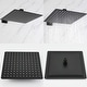 preview thumbnail 4 of 5, ExBrite Shower Faucet Matte Black 12 inch Luxury Rain Mixer Shower Combo Set Wall Mounted Rain Shower Head System