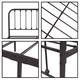 Alazyhome Sturdy Metal Platform Bed Frame