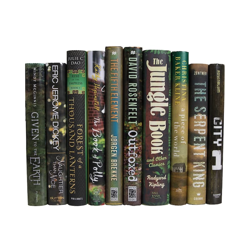 Books Green Decorative Accessories: Woodlands Dust Jacket ColorPak