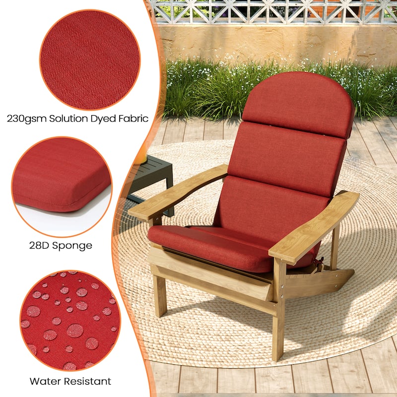 Outdoor Adirondack Chairs Cushion with Sunbrela Fabric