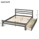 preview thumbnail 20 of 25, Wooden Platform Bed Frame with 2 Drawers & Headboard, Twin/Full Size